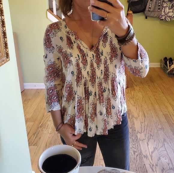 Anthropologie Tops - Vanessa Virginia Floral Top